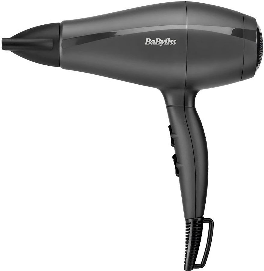 

Фен Babyliss 5910E 2 кВт, режимов: 3, насадок: 1, черный, 5910E