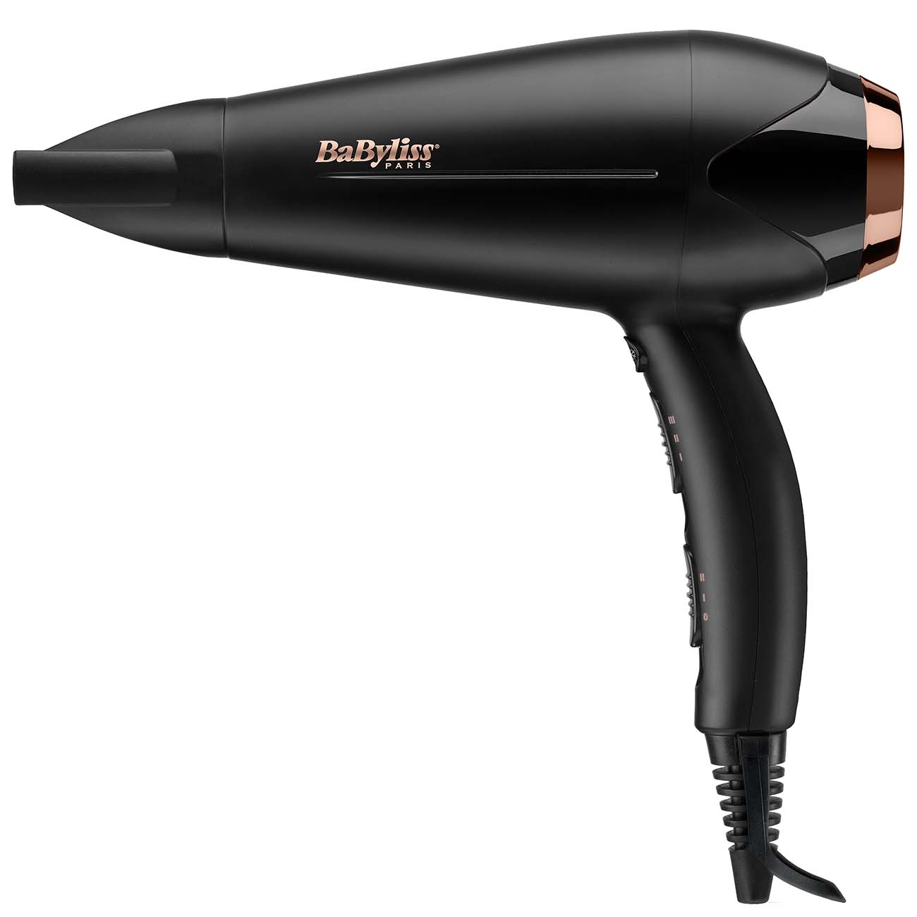 Фен Babyliss D570DE 2.2 кВт, режимов: 3, насадок: 2, черный - фото 1