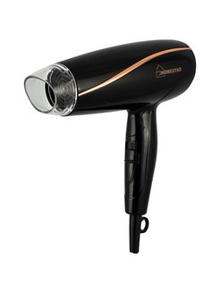 

Фен HomeStar HS-8009 1.5 кВт, режимов: 2, насадок: 1, черный, HS-8009