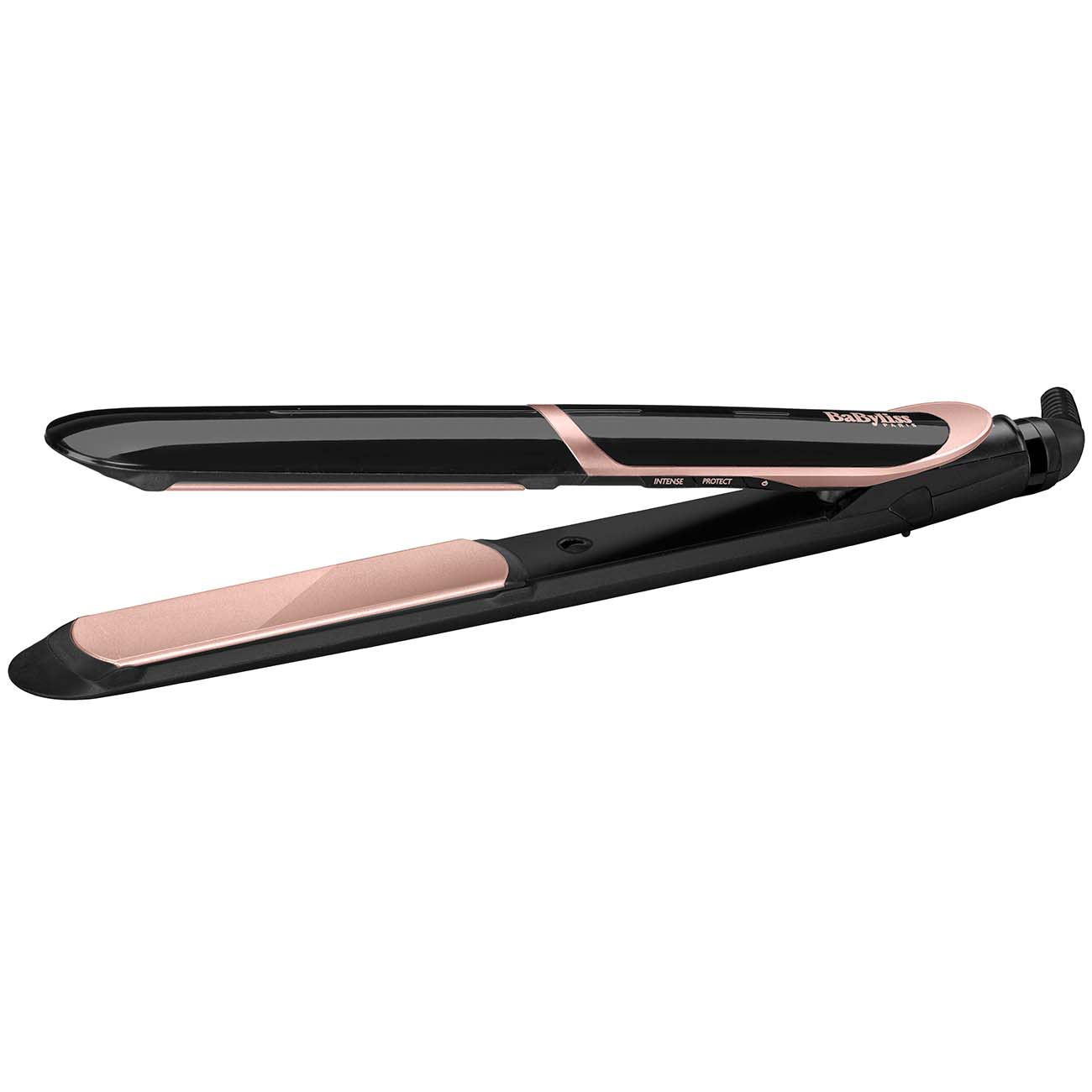 Выпрямитель Babyliss ST391E , 235°C, 41 Вт, керамика/турмалин покрытие, режимов: 5, петля для подвешивания, 2.5 м, черный - фото 1