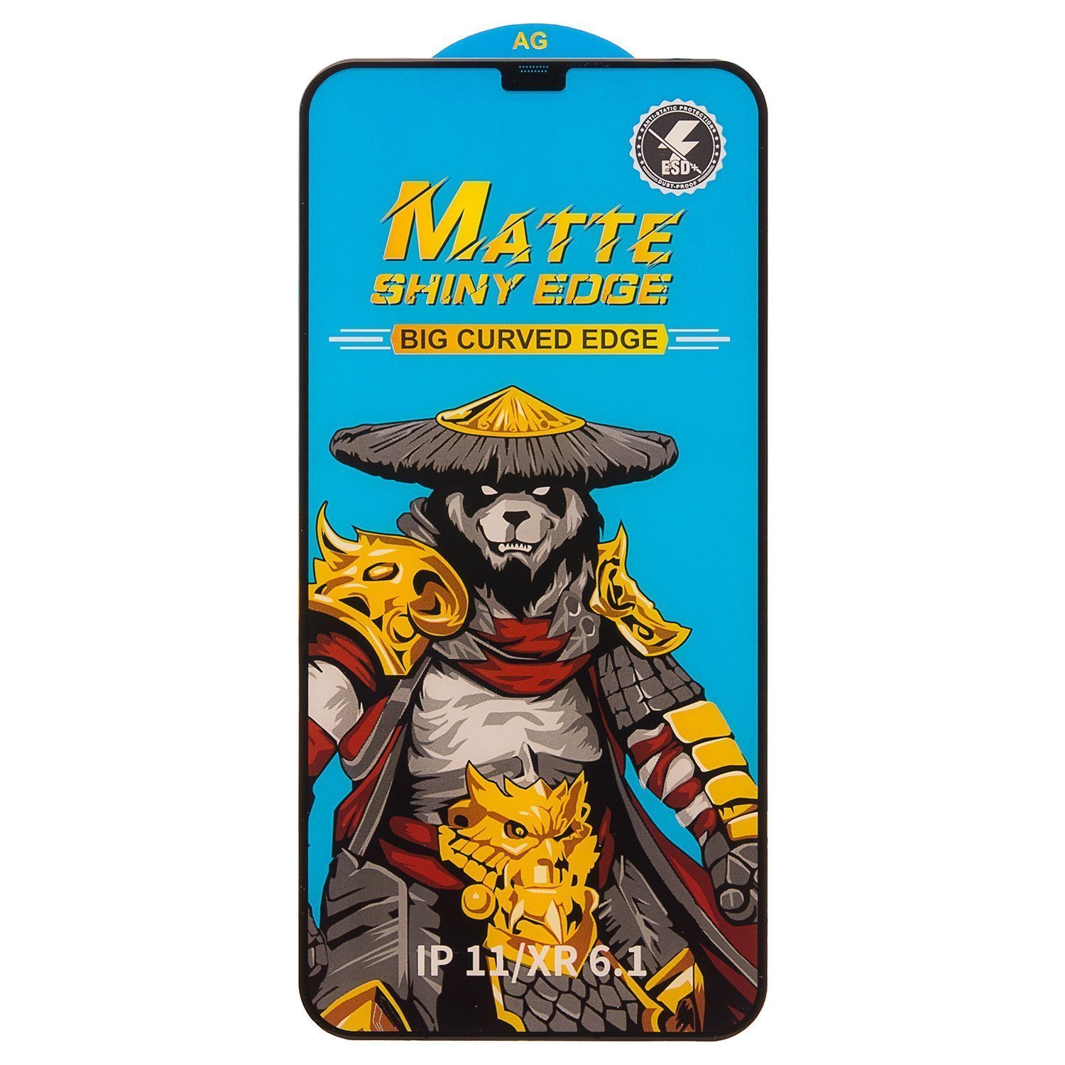 

Защитное стекло Matte для экрана смартфона Apple iPhone 11/iPhone XR, FullScreen, поверхность матовая, черная рамка, 3D (218042)