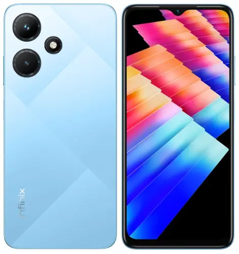 

Смартфон Infinix Hot 30i, 6.6" 720x1612 IPS, Unisoc Tiger T606, 4Gb RAM, 64Gb, 3G/4G, NFC, Wi-Fi, BT, 2xCam, 2-Sim, 5000 мА⋅ч, USB Type-C, Android 12, голубой (10041749), Hot 30i