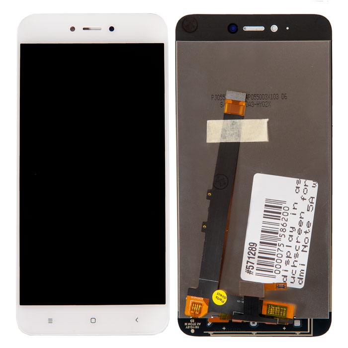 

Дисплей в сборе с тачскрином для Xiaomi Redmi Note 5A, белый (standart version) (571289)
