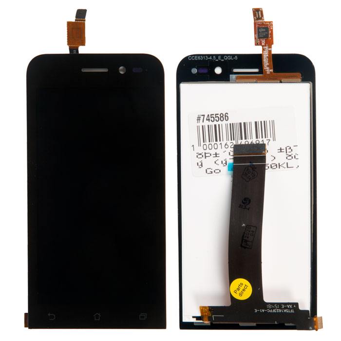 

Дисплей в сборе с тачскрином (модуль) для Asus ZenFone Go (ZB450KL, ZB452KG), черный (745586)