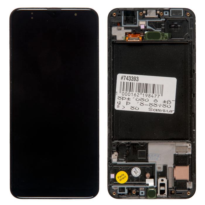 Дисплей в сборе с тачскрином и передней панелью (модуль) для Samsung Galaxy A30s (SM-A307F)