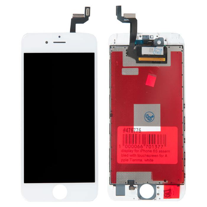 

Дисплей в сборе с тачскрином Tianma для Apple iPhone 6S, белый (476776)