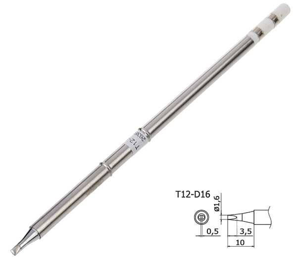 Жало паяльное Bakon T12-D16, 1.6 мм