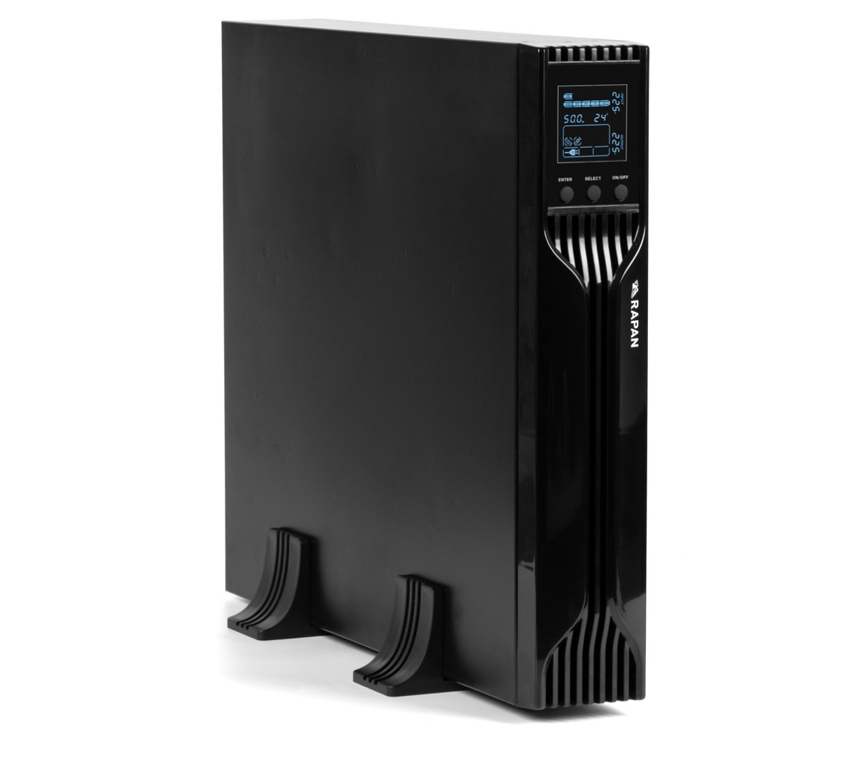 ИБП БАСТИОН RAPAN-UPS 2000 RACK+4x9Ah, 2000 В·А, 1.4 кВт, IEC, розеток - 8, черный (8959)