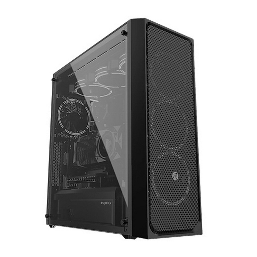 Корпус Raijintek PONOS MS, EATX, Midi-Tower, USB 3.0, RGB подсветка, черный, без БП (0R20B00154)