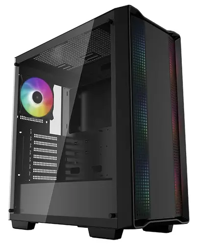 Корпус Deepcool CC560, ATX, Midi-Tower, USB 3.0, RGB подсветка, черный, без БП (R-CC560-BKTAA4-G-1)