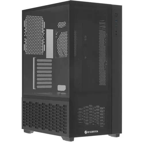 Корпус Raijintek PAEAN PREMIUM, ATX, Midi-Tower, 2xUSB 3.2, USB Type-C, черный, без БП (0R20B00208)