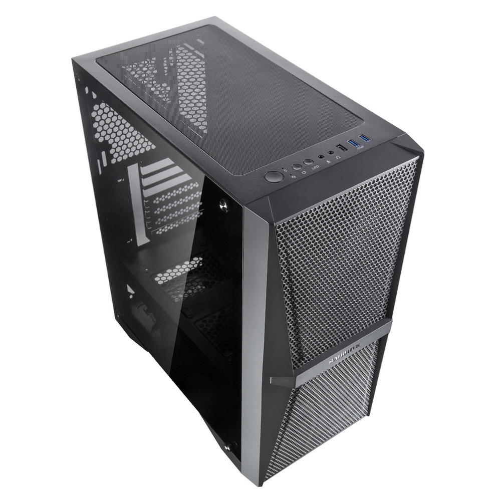 Корпус Raijintek SILENOS MS, ATX, Midi-Tower, 2xUSB 3.0, USB Type-C, черный/белый, без БП (0R20B00204)