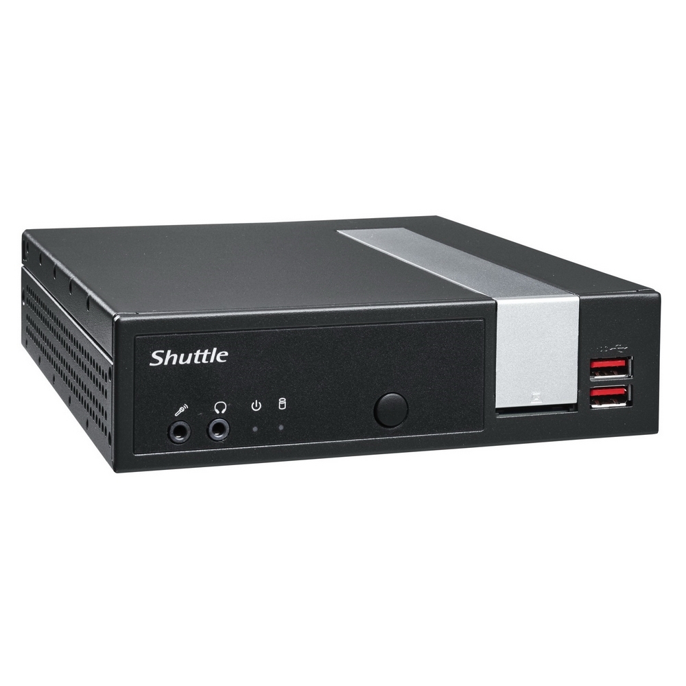 

Неттоп-платформа Shuttle XPC Slim DL20N5, Intel Celeron N5105 2 ГГц 2xDDR4 SODIMM, 1x2.5" HDD/SSD, 1xM.2 SSD, WiFi, черный (74R-DL20N-014-SHU-001), DL20N5