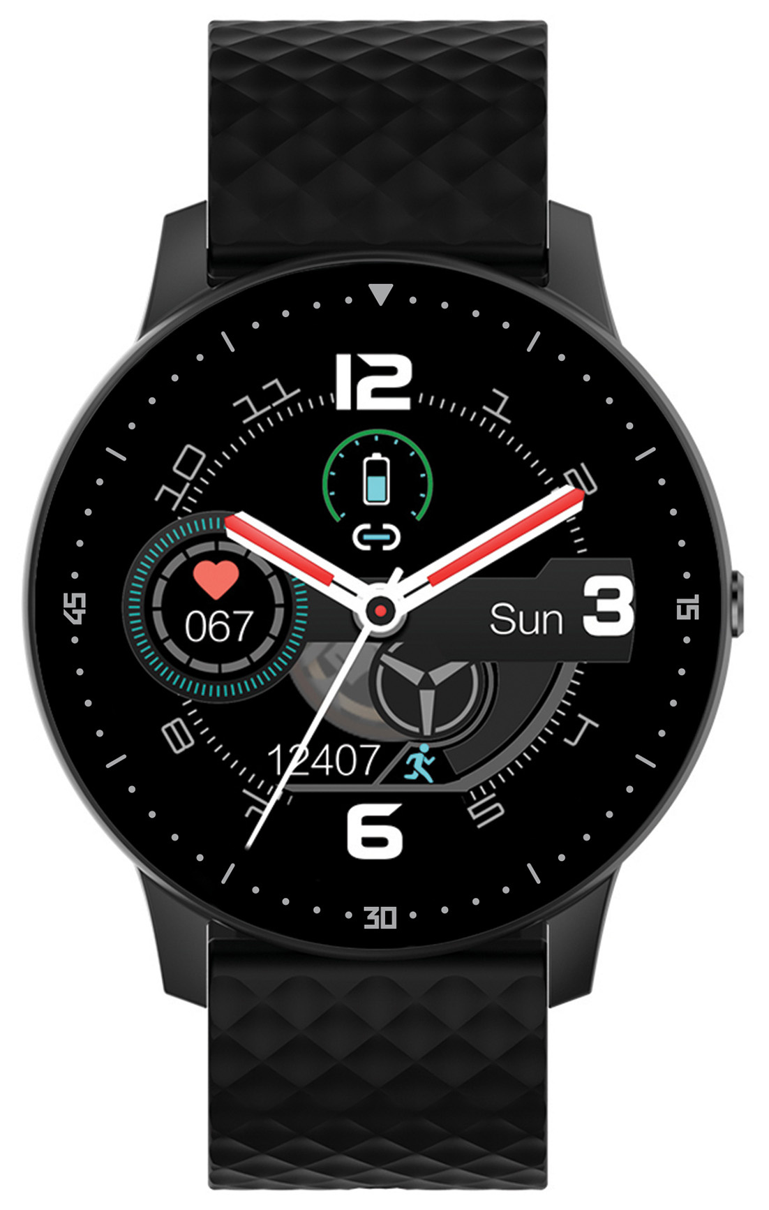 

Смарт-часы Digma Smartline D3, 1.3" TFT, черный (D3B), Smartline D3
