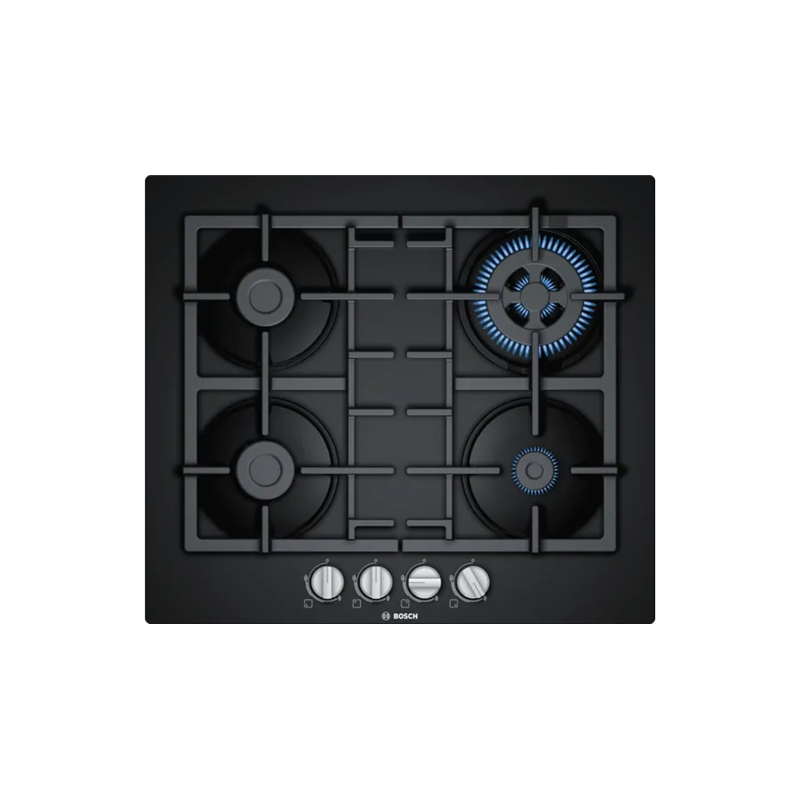 

Газовая варочная панель Bosch PNH6B6B90, 4 конфорки, черный (PNH6B6B90), Черная, PNH6B6B90