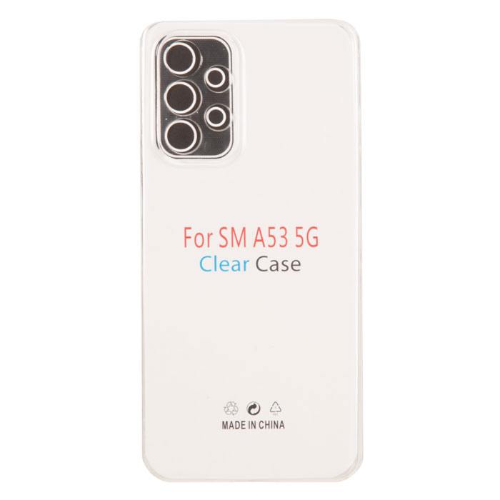 Чехол-накладка Clear Case для смартфона Samsung Galaxy A53, силикон, прозрачный ( 928782)