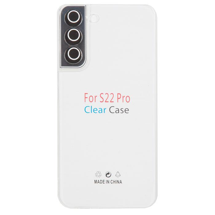 

Чехол-накладка Clear Case для смартфона Samsung Galaxy S22 +, силикон, прозрачный (928784)