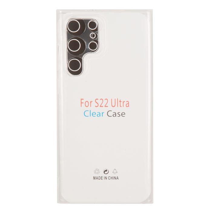 

Чехол-накладка Clear Case для смартфона Samsung Galaxy S22 Ultra, силикон, прозрачный (928785)