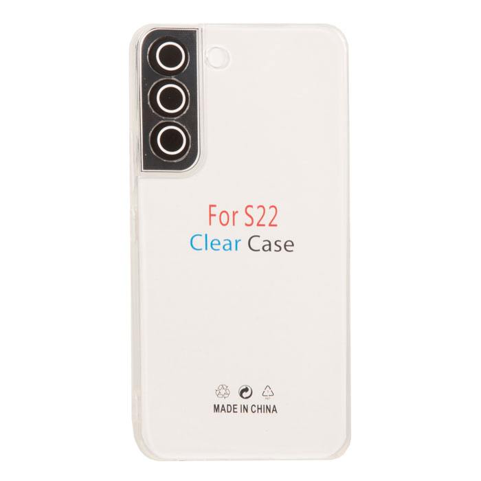 

Чехол-накладка Clear Case для смартфона Samsung Galaxy S22, силикон, прозрачный (928786)