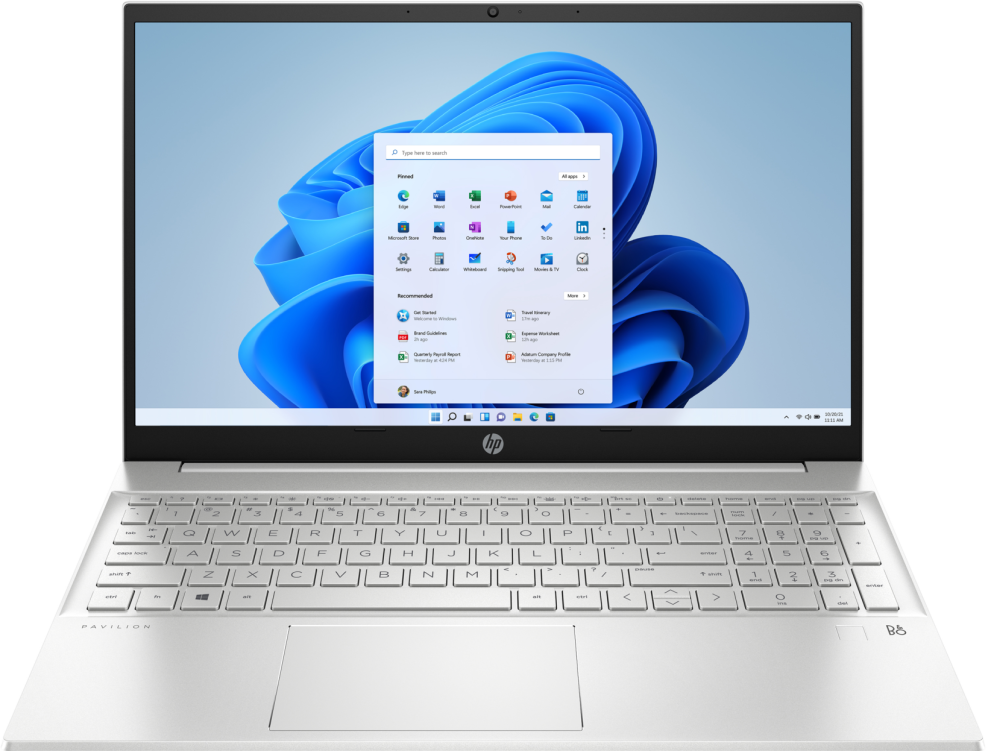 

Ноутбук HP Pavilion 15-eh20655nw 15.6" IPS 1920x1080, AMD Ryzen 5 5625U 2.1 ГГц, 8Gb RAM, 512Gb SSD, W11, серебристый (714A7EA), 15-eh20655nw