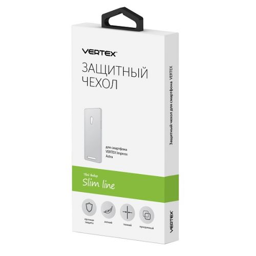 Чехол-накладка Vertex для смартфона Vertex Astra/Sunset, силикон, прозрачный (CCAS)