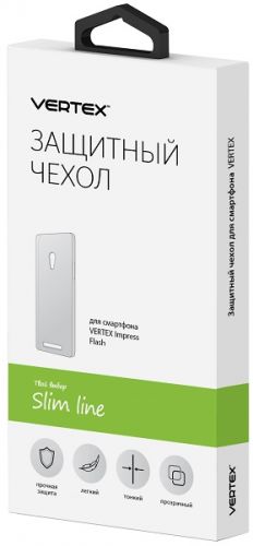 

Чехол-накладка Vertex для смартфона Vertex Flash, силикон, прозрачный (CCFL)