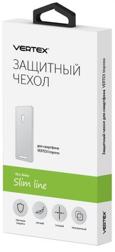 Чехол-накладка Vertex для смартфона Vertex New, силикон, прозрачный (CCNW)