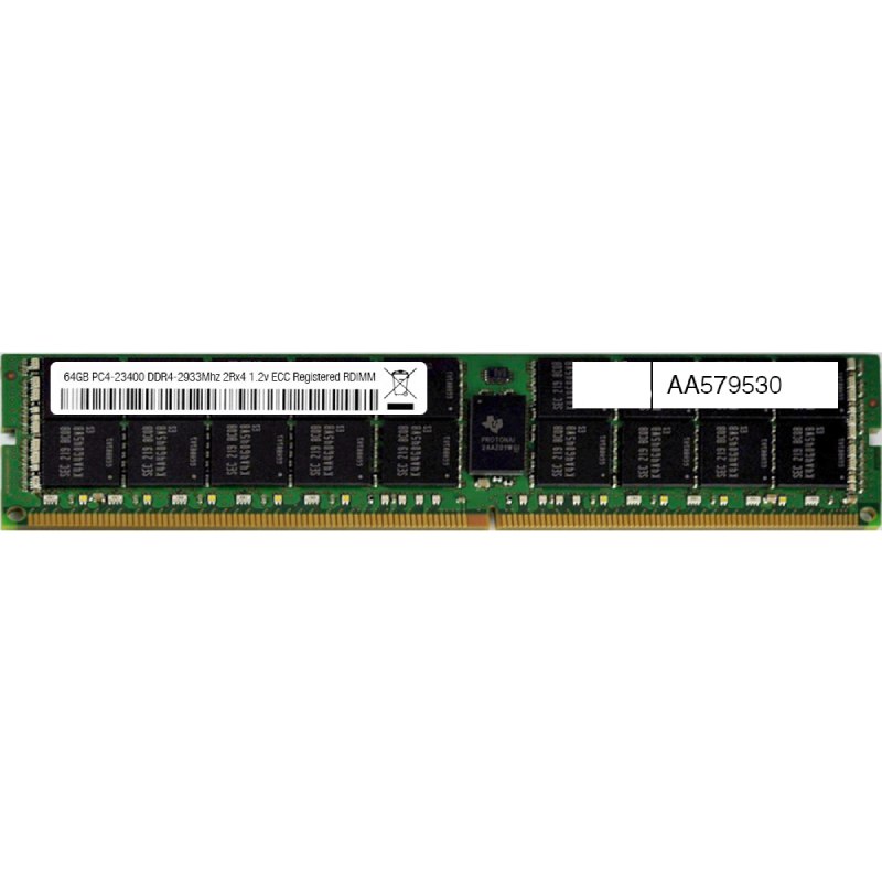 

Память DDR4 RDIMM 64Gb, 2933MHz, CL21, 1.2V, Dual Rank, ECC Reg, Dell (AA579530)