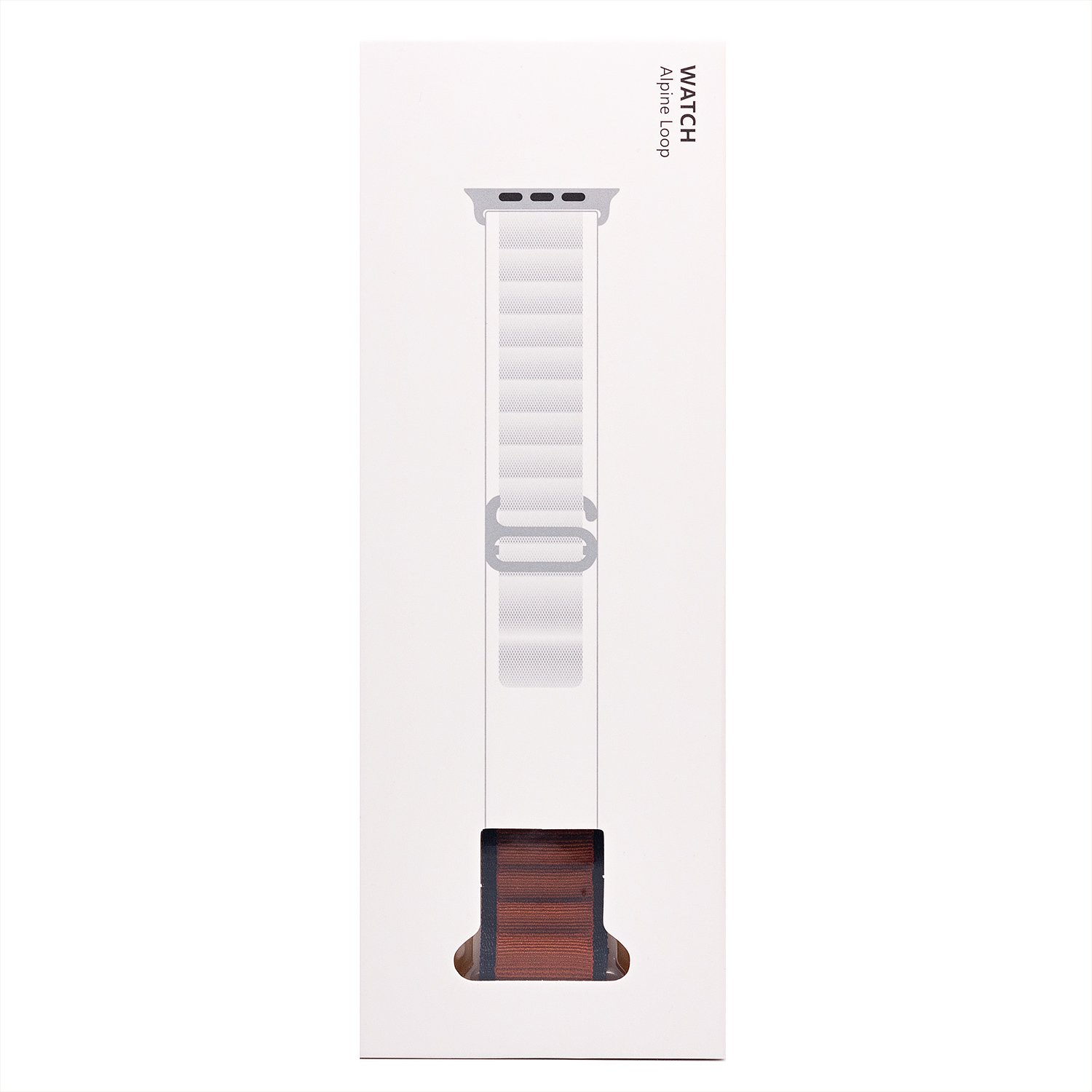 

Ремешок для Apple Watch, 38-41 мм, текстиль, черный/оранжевый (214297), ApW27 Alpine Loop