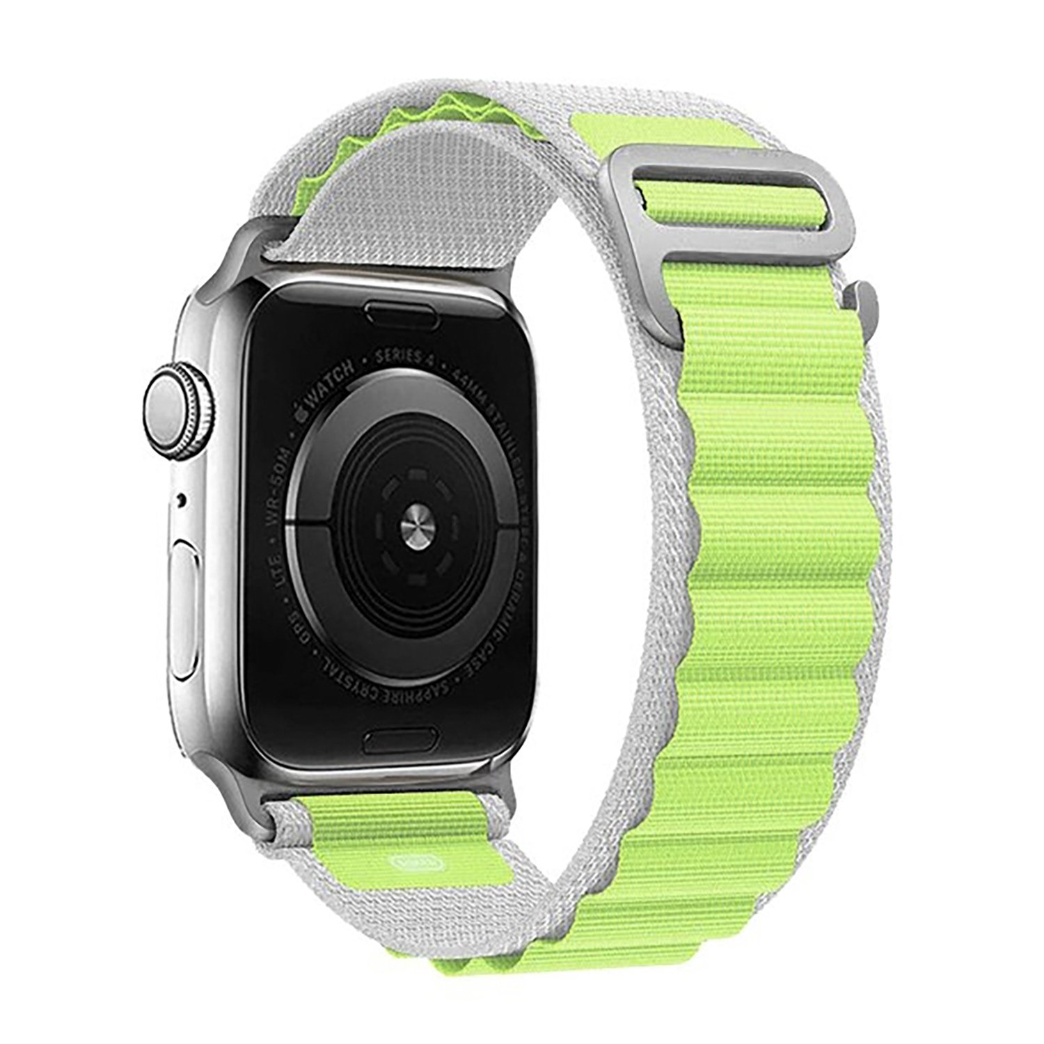 Ремешок для Apple Watch 38-41 мм, белый/зеленый