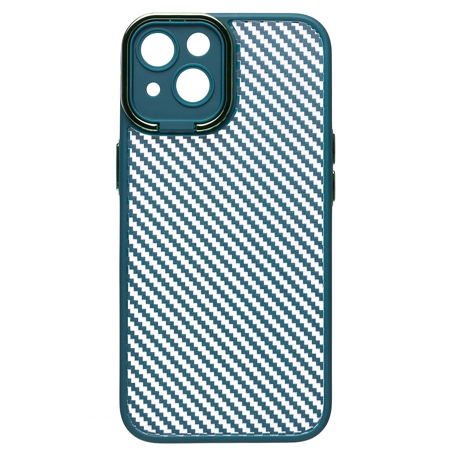 

Чехол-накладка PC077 для смартфона Apple iPhone 13, силикон, темно-зеленый (215118)