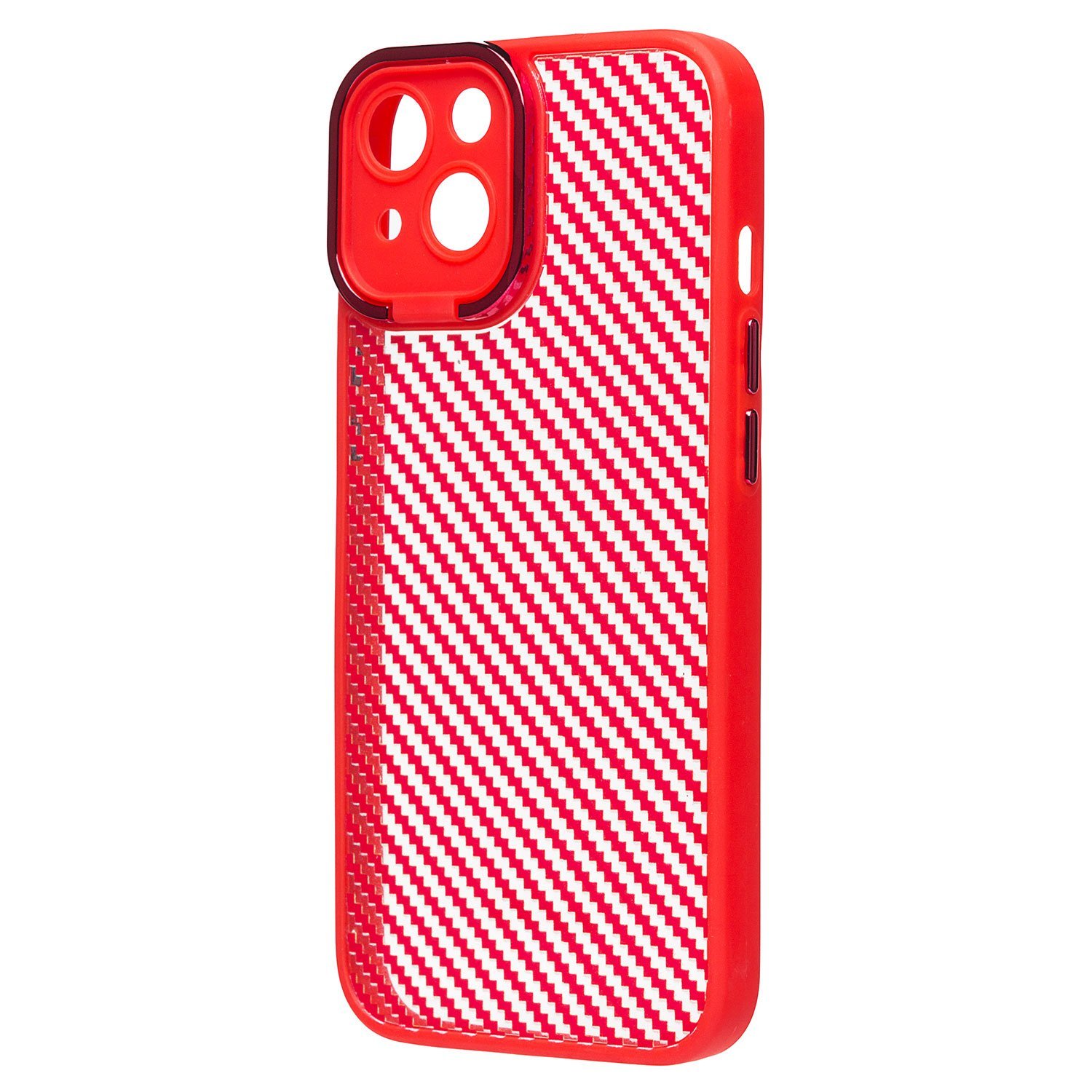 

Чехол-накладка PC077 для смартфона Apple iPhone 14, силикон, красный (215131)