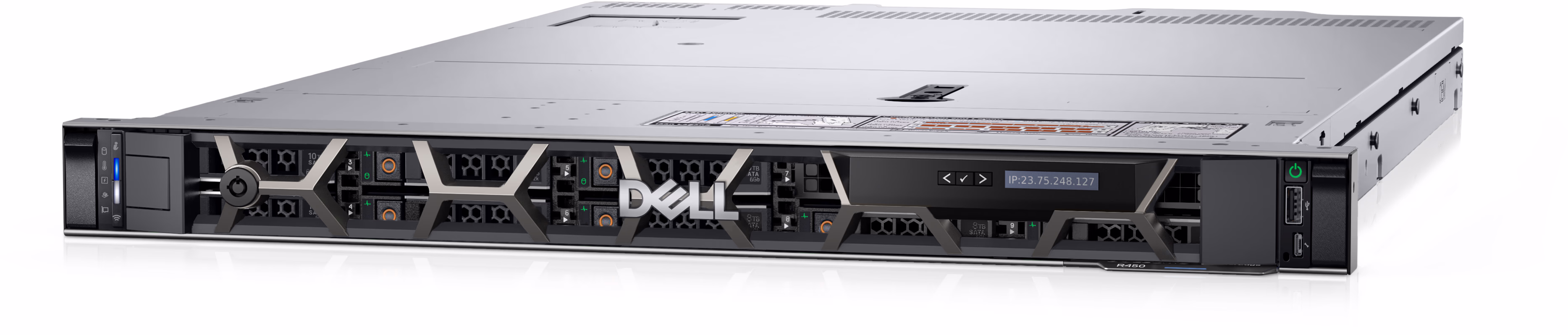Сервер Dell PowerEdge R450, 2 x Intel Xeon Silver 4310, 2 x 32Gb, RAM