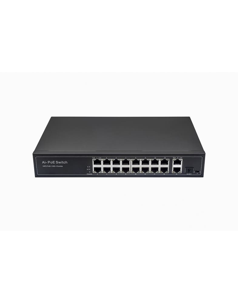 

Коммутатор NST NS-SW-16F3G-P, кол-во портов: 16x100 Мбит/с, SFP 1x1, кол-во SFP/uplink: RJ-45 2x1 Гбит/с, установка в стойку, PoE: 16x30 Вт (макс. 292 Вт), NS-SW-16F3G-P