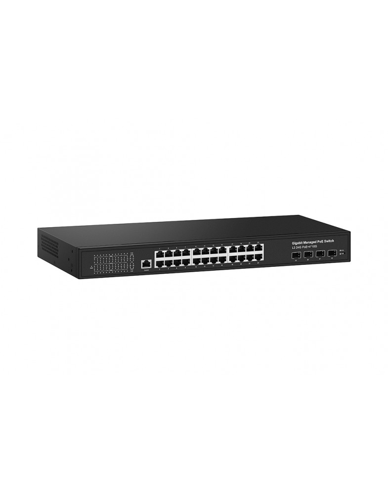 

Коммутатор NST NS-SW-24G4G10-PL, управляемый, кол-во портов: 24x1 Гбит/с, кол-во SFP/uplink: SFP+ 4x10 Гбит/с, установка в стойку, PoE: 24x90 Вт (макс. 400 Вт), NS-SW-24G4G10-PL