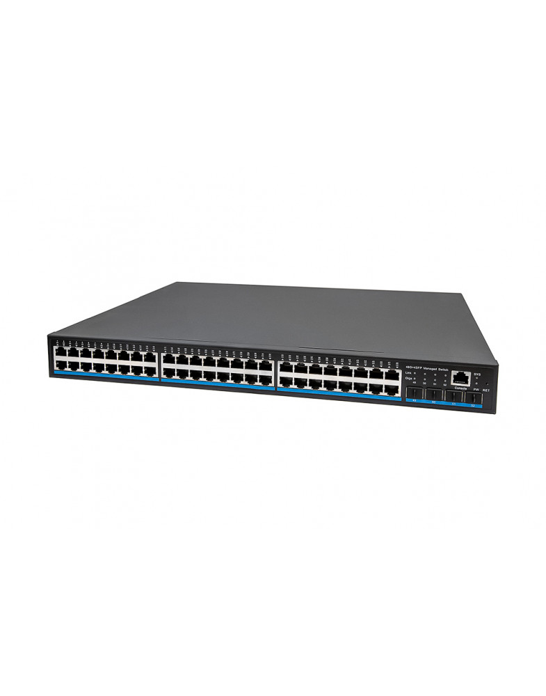 Коммутатор NST NS-SW-48G4G-PL, 48x1 Гбит/с, SFP/uplink: RJ-45x4