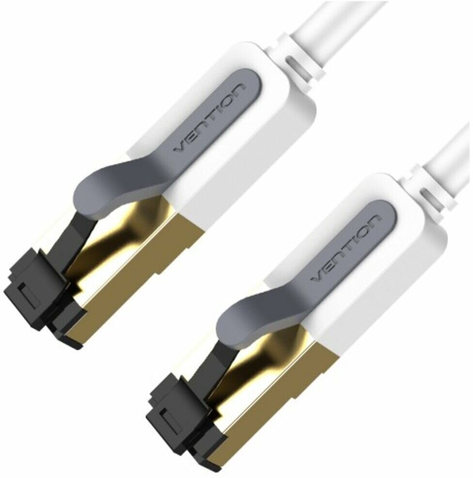 Патч-корд Vention SFTP, кат.7, 1.5 м, RJ45-RJ45, серый (ICDHG)