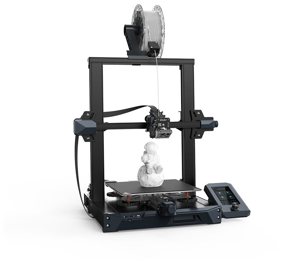 

3D принтер Creality Ender-3 S1, FDM, PLA/TPU/PETG/ABS, USB, черный, набор для сборки (1001020393), Ender-3 S1