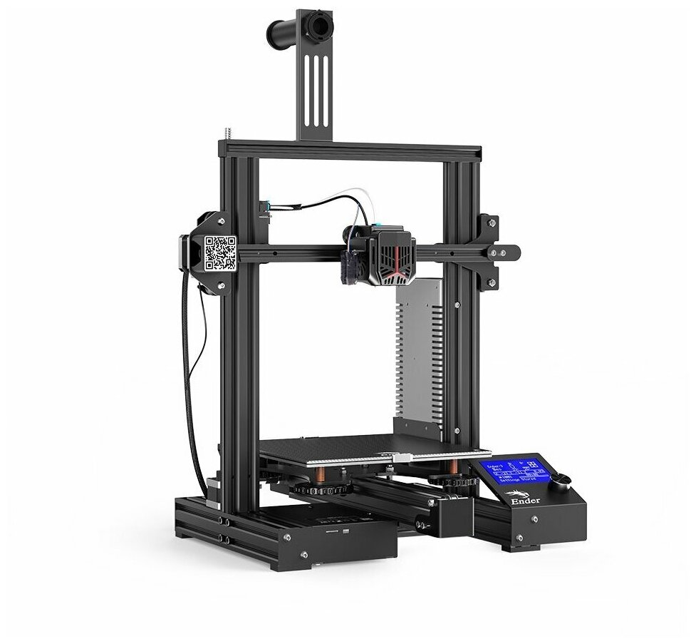3D принтер Creality Ender-3 Neo, FDM, PLA/PETG/ABS, USB, черный, набор для сборки (1001020444) - фото 1