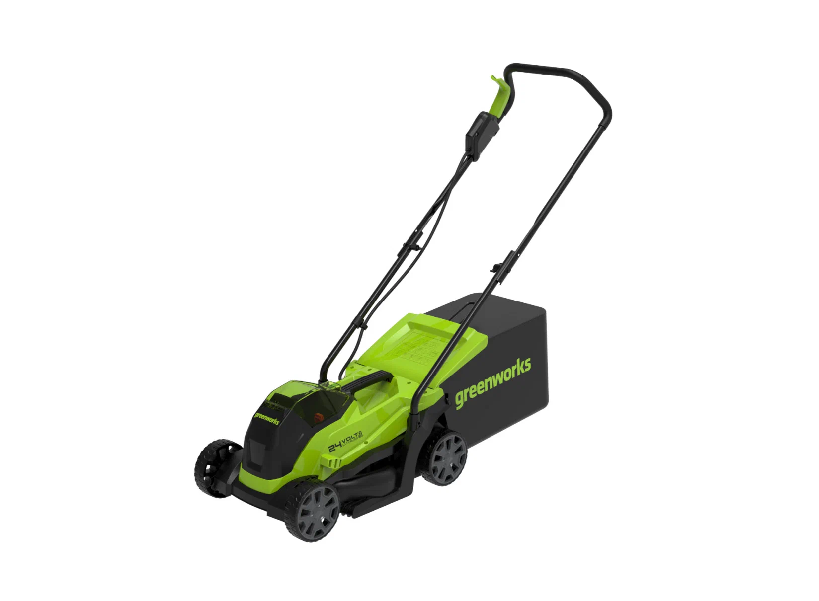 Колесная газонокосилка Greenworks GD24LM33K2, бесщеточный, аккумуляторная