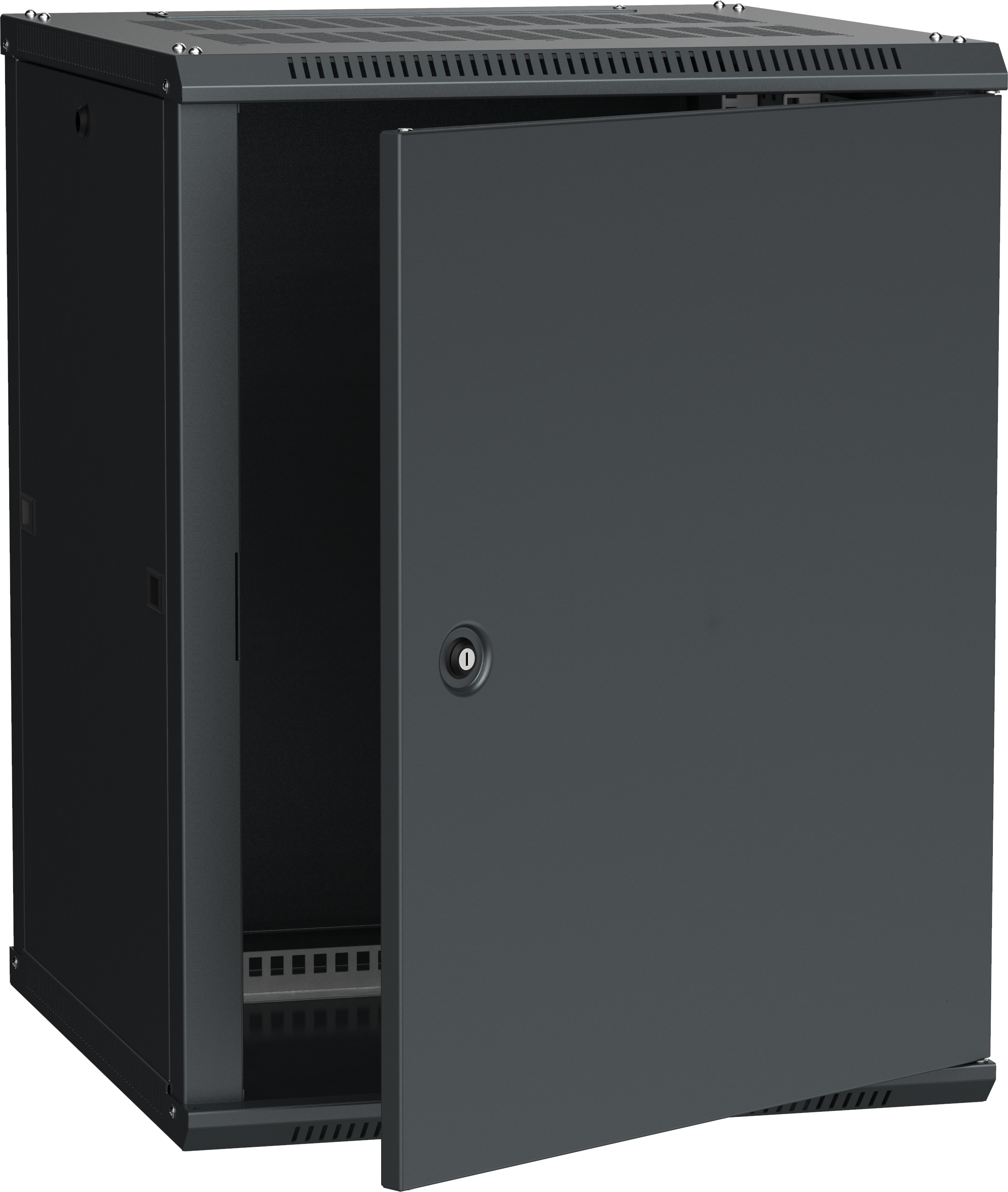 

Шкаф телекоммуникационный настенный 15U 600x600 мм, металл, черный, разборный, ITK LINEA W LWR5-15U66-MF (LWR5-15U66-MF), LWR5-15U66-MF