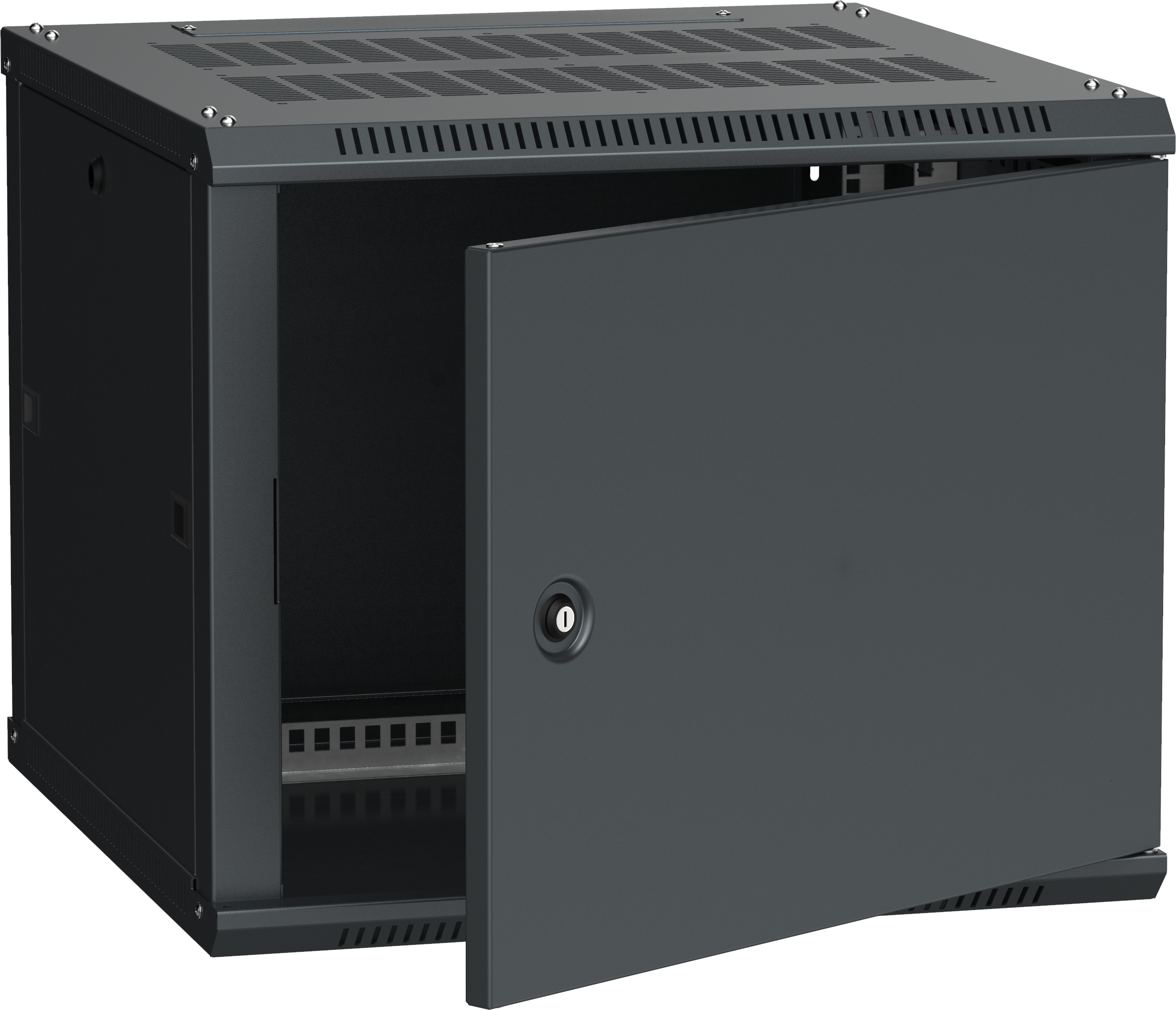 

Шкаф телекоммуникационный настенный 9U 600x600 мм, металл, черный, разборный, ITK LINEA W LWR5-09U66-MF (LWR5-09U66-MF), LWR5-09U66-MF