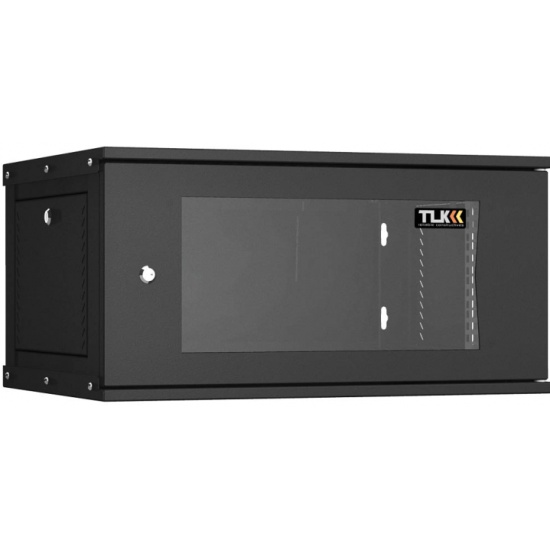 

Шкаф телекоммуникационный настенный 6U 600x450 мм, стекло, черный, разборный, TLK Lite TWI-066045-R-G-BK, TWI-066045-R-G-BK