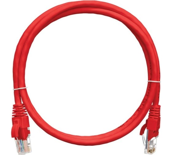 

Патч-корд UTP кат.5e, 3 м, RJ45-RJ45, красный, CU, NIKOMAX (NMC-PC4UD55B-030-RD)