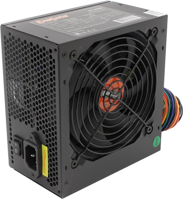 

Блок питания 600 Вт ATX Exegate XP600 (EX219465RUS) б/у, после ремонта, следы эксплуатации, без комплекта, XP500