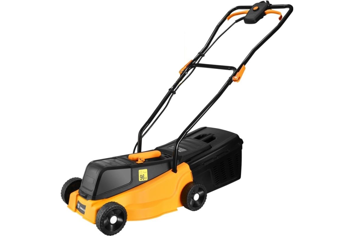

Колесная газонокосилка DEKO DKLM20V, электрическая, аккумуляторная, Li-Ion, 4 А·ч, 20 В, ширина скашивания 32 см, высота скашивания 2.5 см-5 см, объем травосборника 25л., 9.3 кг, АКБ+З/У (063-3007), DKLM20V