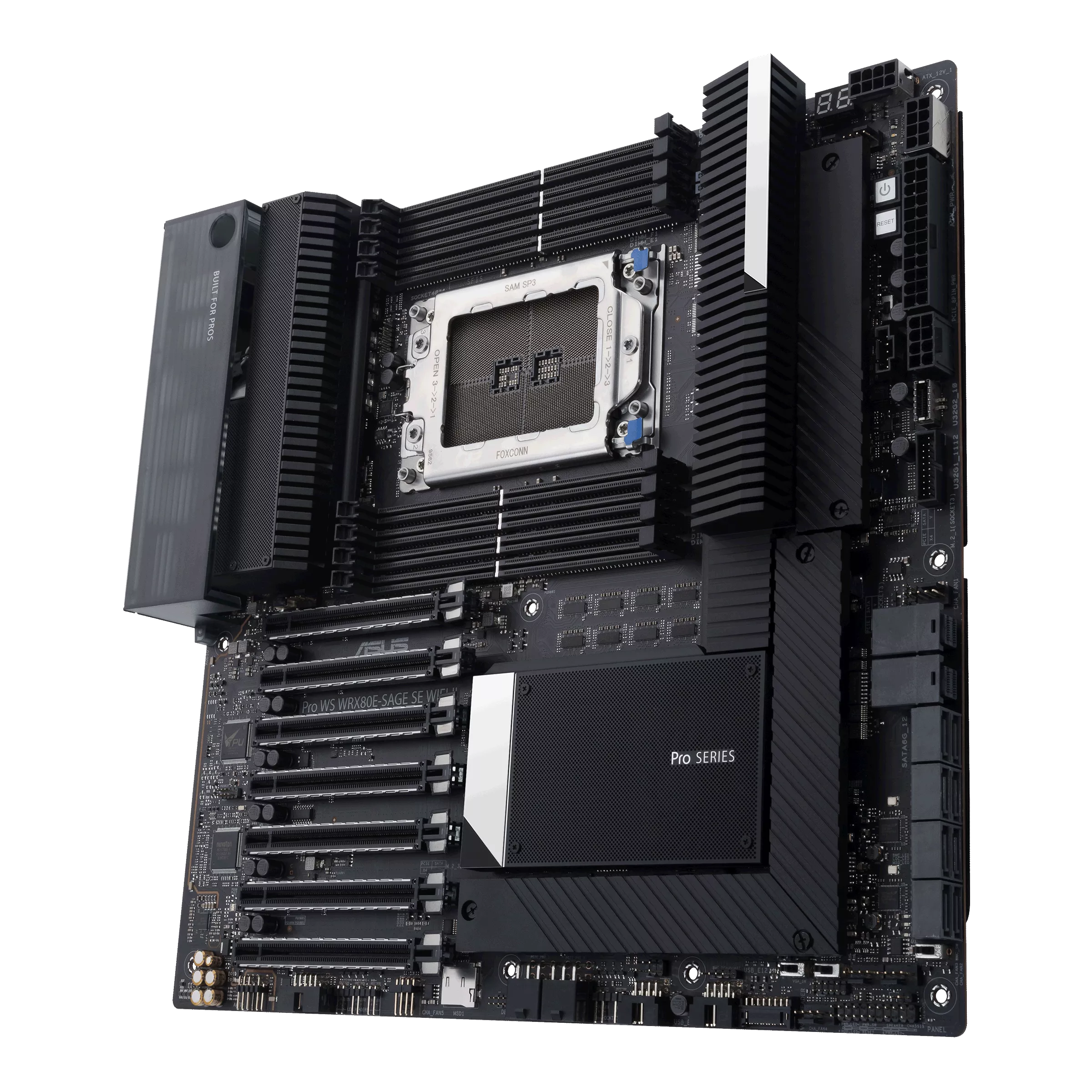 Материнская плата ASUS PRO WS WRX80E-SAGE SE WIFI II, sWRX8, AMD WRX80, EATX