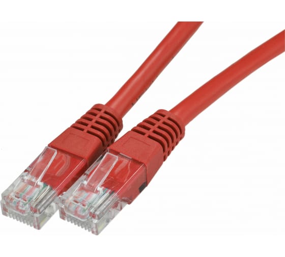 

Патч-корд UTP кат.5e, 5 м, RJ45-RJ45, красный, Neomax (NM13001-050R)