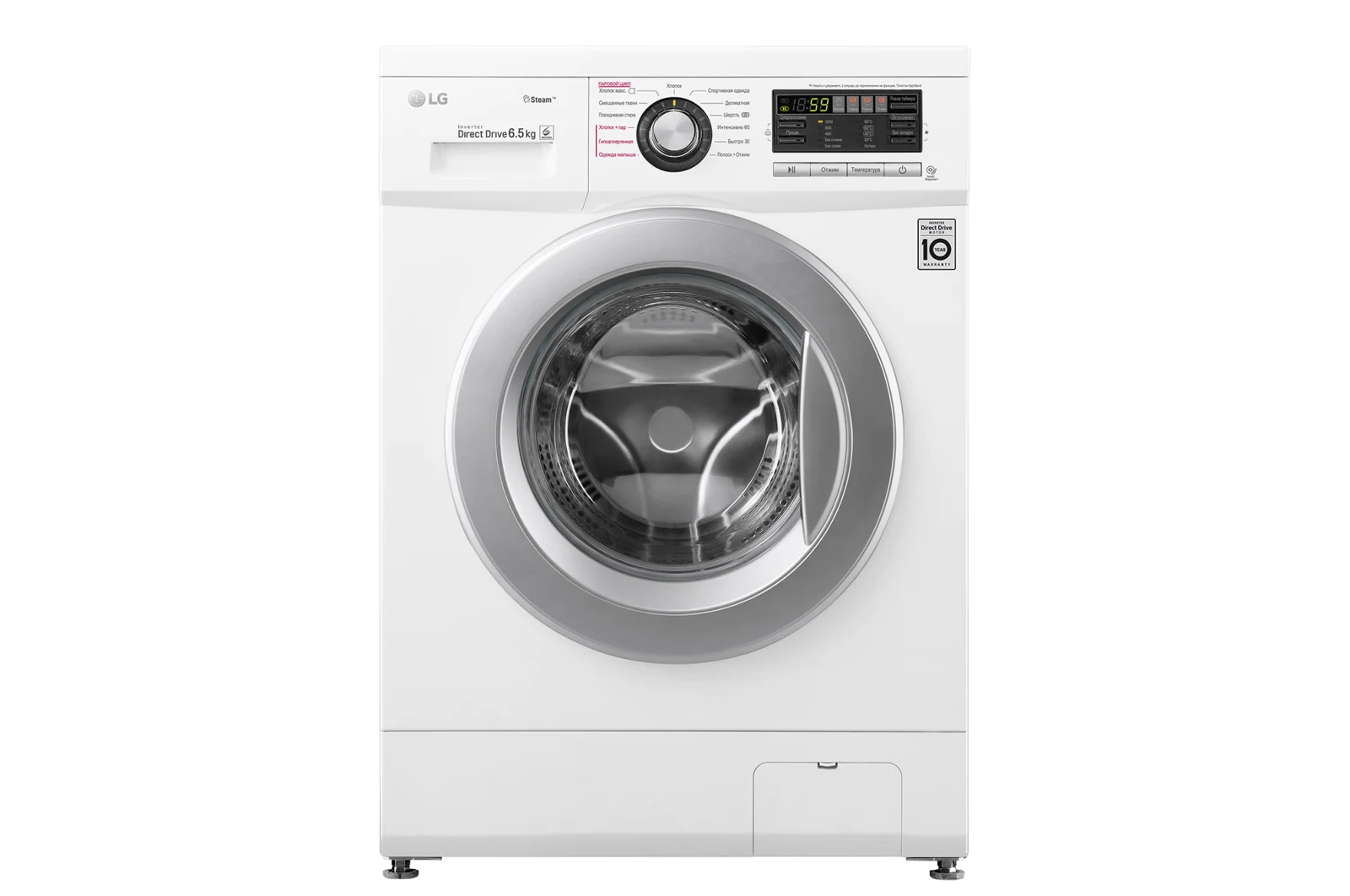 

Стиральная машина LG F1296WDS1, 6.5 кг, 1200 об/мин, белый (F1296WDS1), F1296WDS1