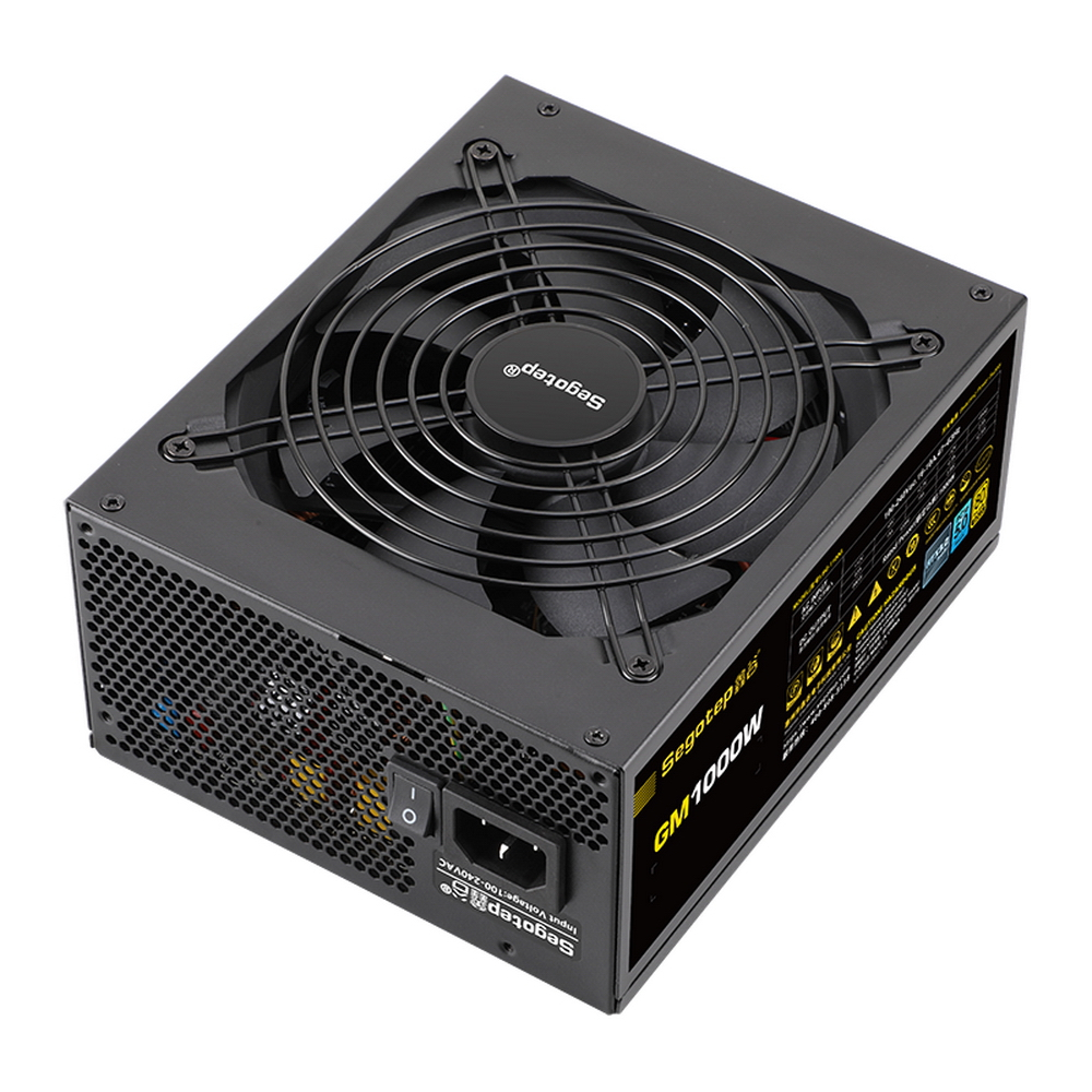 

Блок питания 1 кВт ATX Segotep GM1000W, 140 мм, 80 Plus Gold, Retail (GM1000W ATX3.0), GM1000W